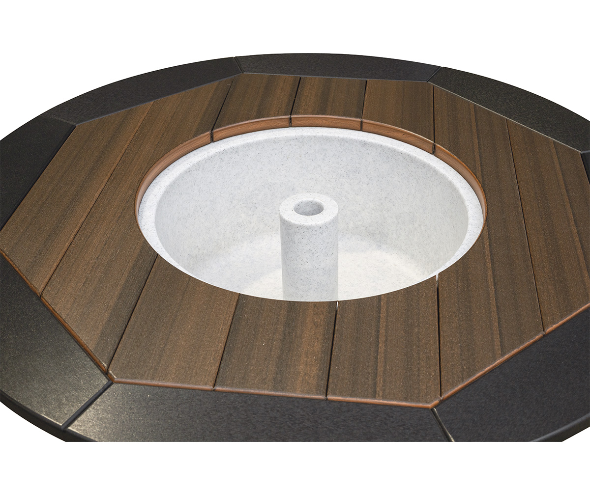 Round Pub Table with Trustle Base - Image 3